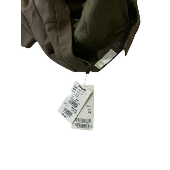 Escada Pencil Skirt Size 44/US 14 Flat Front Button Back Zip Casual Officewear - Picture 14 of 15